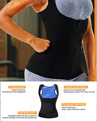 Sweat-Inducing Fat-Burning Zippered Sports Waist Trainer