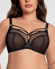 Push-Up Anti-Sagging Breathable Thin Full-Cup Bra