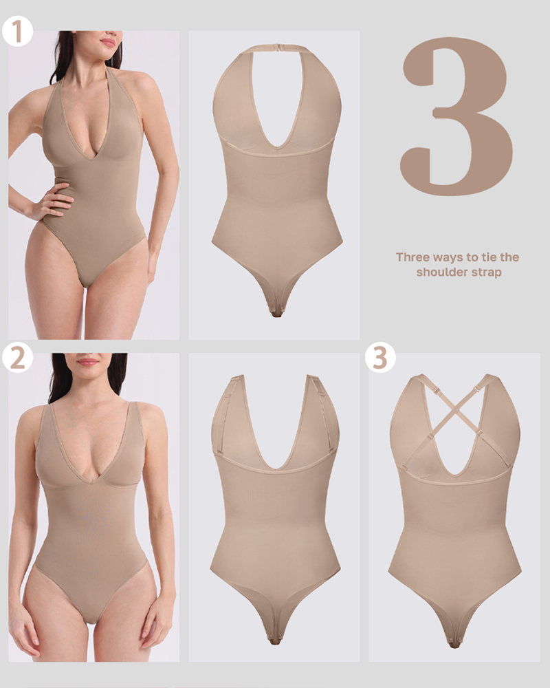 Three Ways To Wear A Thong Bodysuit For Tummy Control Waist Shaping And Body Shaping