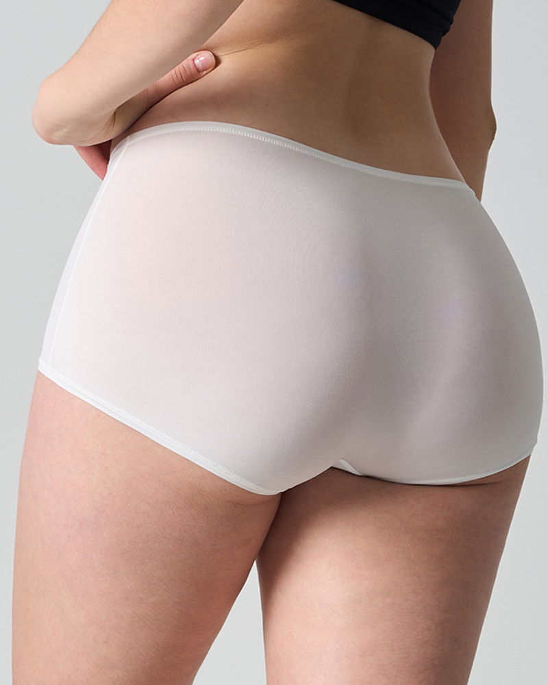 High Stretch Naked Feeling Antibacterial Mid-Waist Sports Boxer Briefs