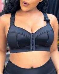 Front-Fastening Wire-Free Push-Up Anti-Sagging Butterfly Back Bra