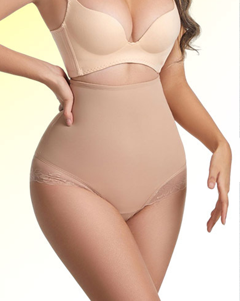 High-Waisted Lace Panties
