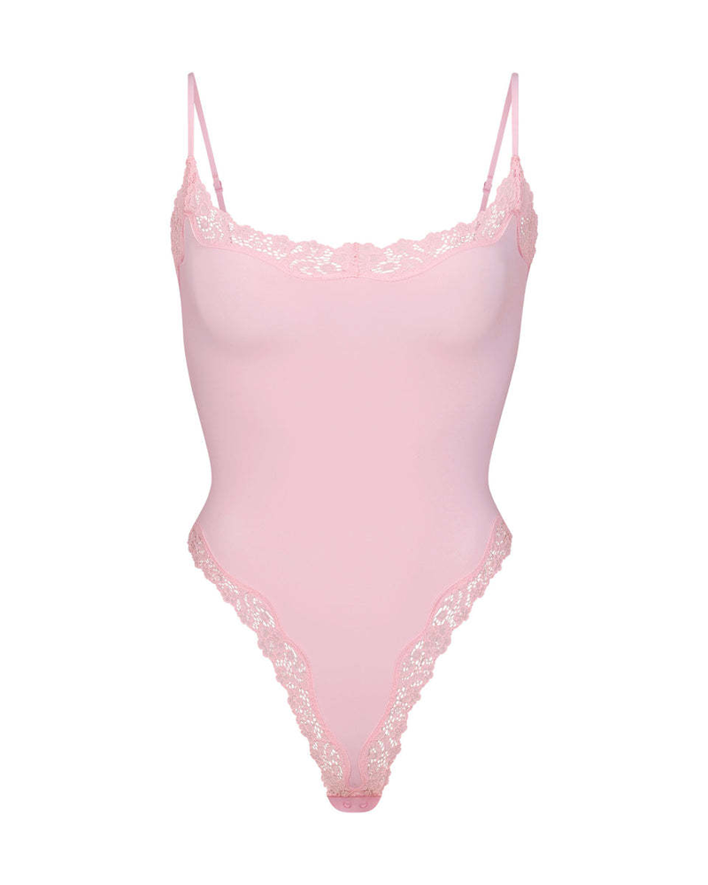 Sexy Halter-Neck Lace Bodysuit