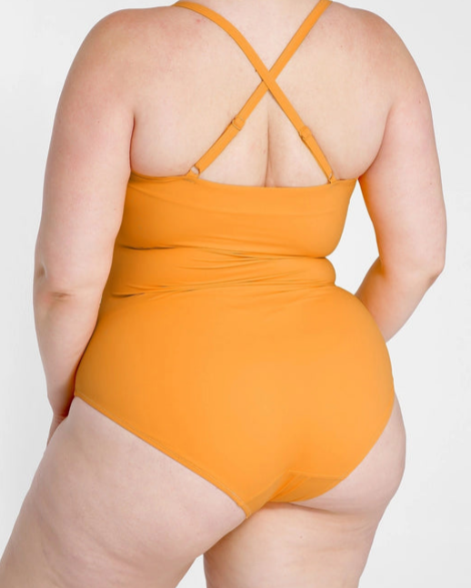U-Ring Cut Out Shaping Swimsuit