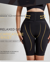 High-Waisted Tummy-Tucking Shorts With Hip-Enhancing And Butt-Lifting Sponge Padding