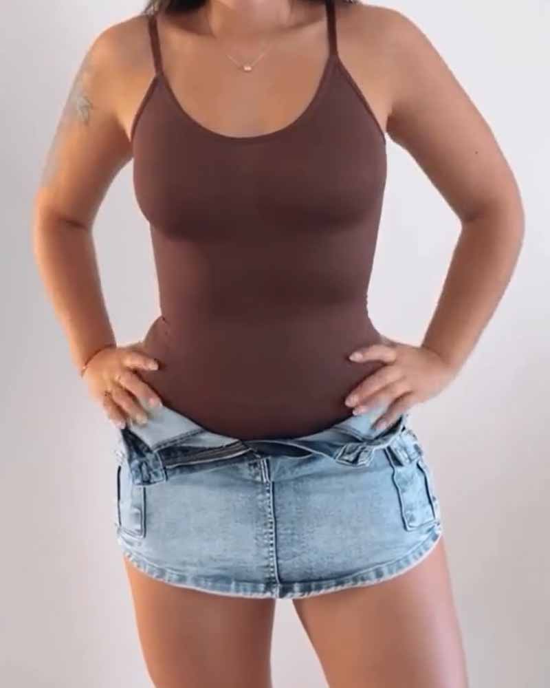 Triangle Buckle Bodysuit