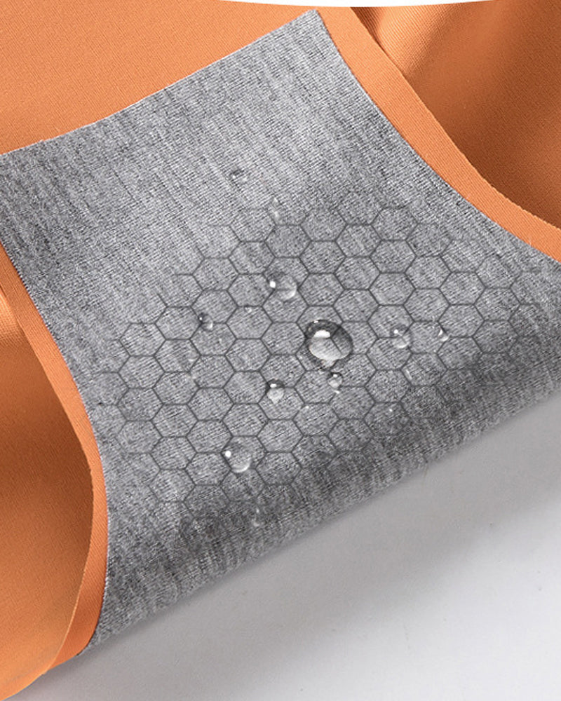 3D Apple Butt Graphene Antibacterial High Waist Tummy Control Briefs