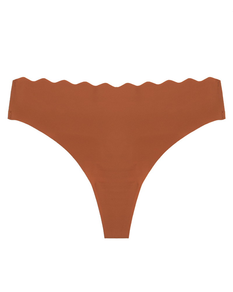 Women's Seamless Hollow-Out Wave Knickers Underwear For Valentine's Day