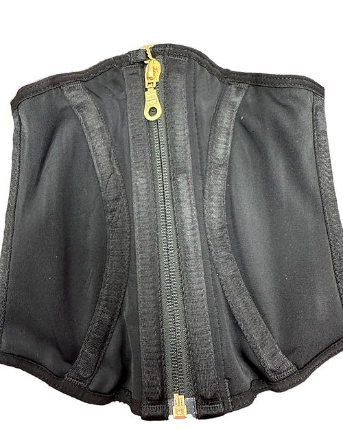 Latex Waist Trainer Corsets Zipper Underbust Sport Girdle Hourglass Body Shaper for Women