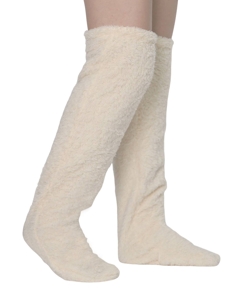 Fuzzy Legs Sock Slippers