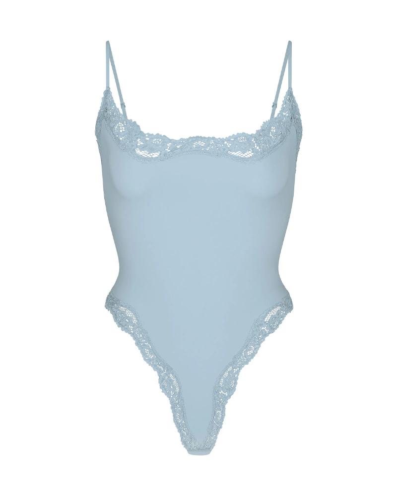 Sexy Halter-Neck Lace Bodysuit