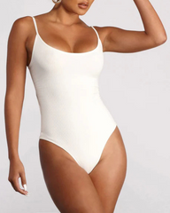 Backless Tie Triangle Bodysuit