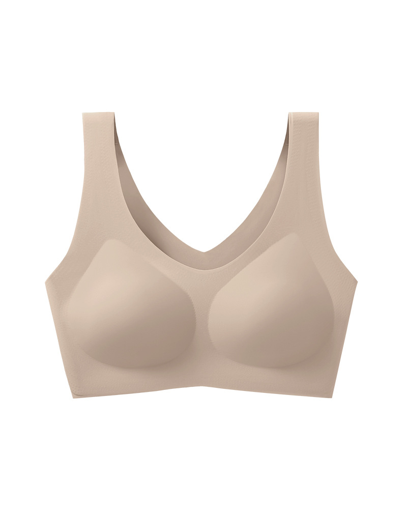 Soft Stretch Seamless Wire-Free Wide Strap Bra