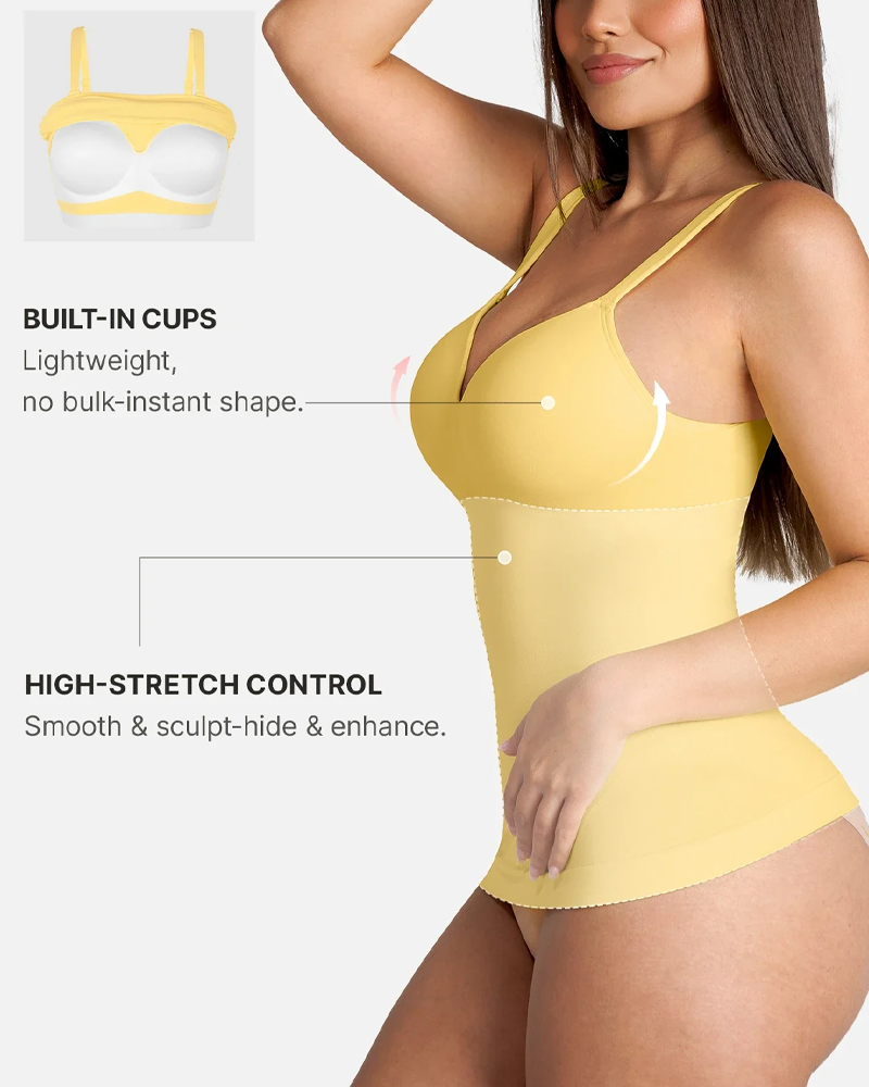 Seamless Built-in Bra Cami Shapewear Tank Top (Pre-Sale)