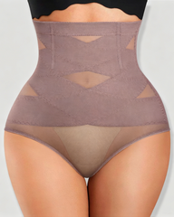 High Waist Crisscross Tummy Control Butt Lifter Shapewear Panty