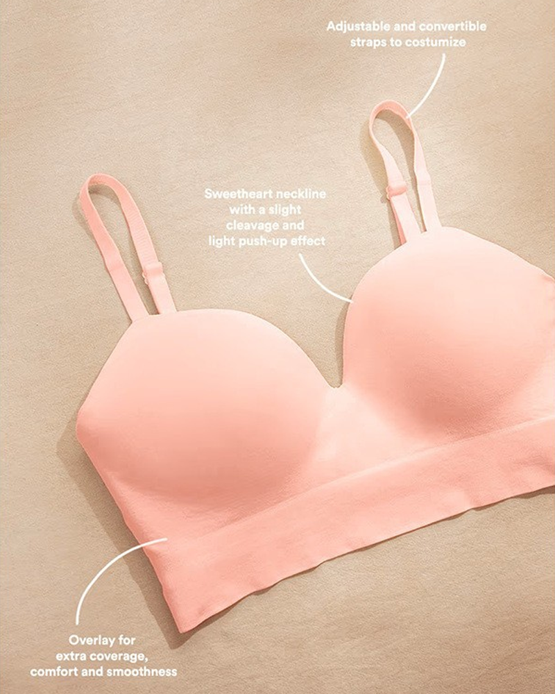 Comfortable Seamless Supportive Wire-Free Shaping Bra