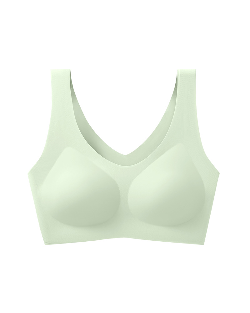 Soft Stretch Seamless Wire-Free Wide Strap Bra