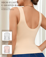 Seamless Comfortable Waist-Cinching Tummy-Control Shaping Top