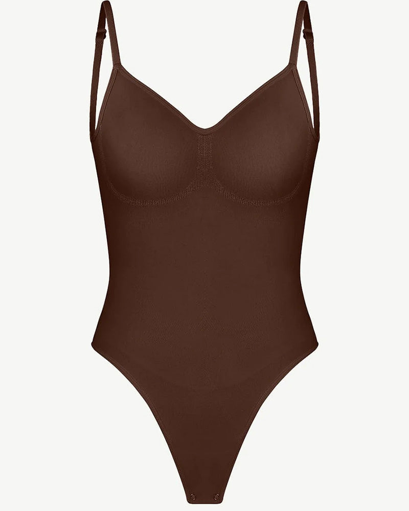 Seamless Backless Thong Bodysuit