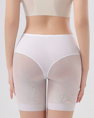 Mesh Panel High Waist Tummy Control Shaper Shorts