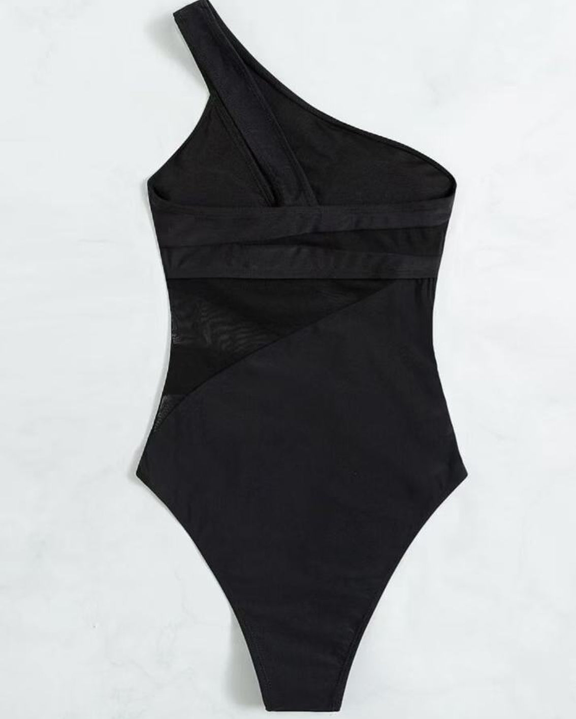 Sexy Solid Color One-Piece Swimsuit for Women