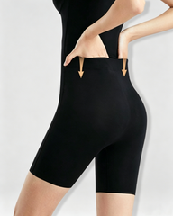 Seamless Back-Open One-Piece Shaping Bodysuit with Built-In Bra