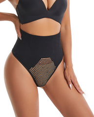 Hollow-Out High-Waisted Thong For Tummy Control Hip Lifting