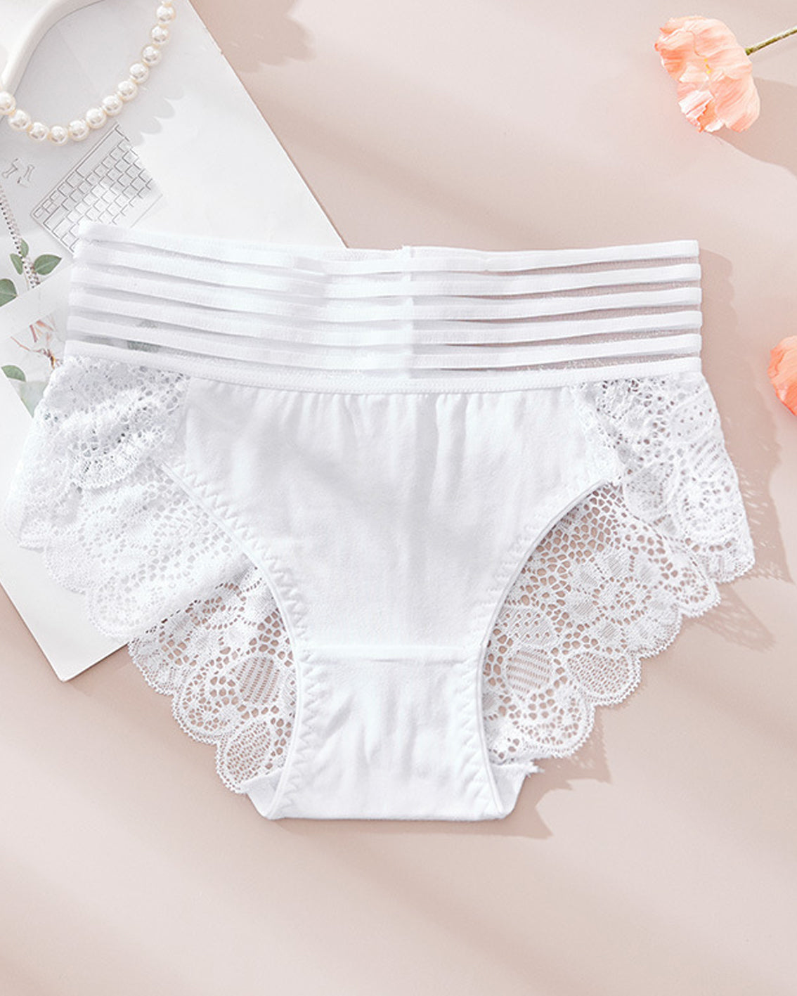 European-American High-Waisted Seamless Tummy-Controlling Briefs with Extra-Wide Waistband