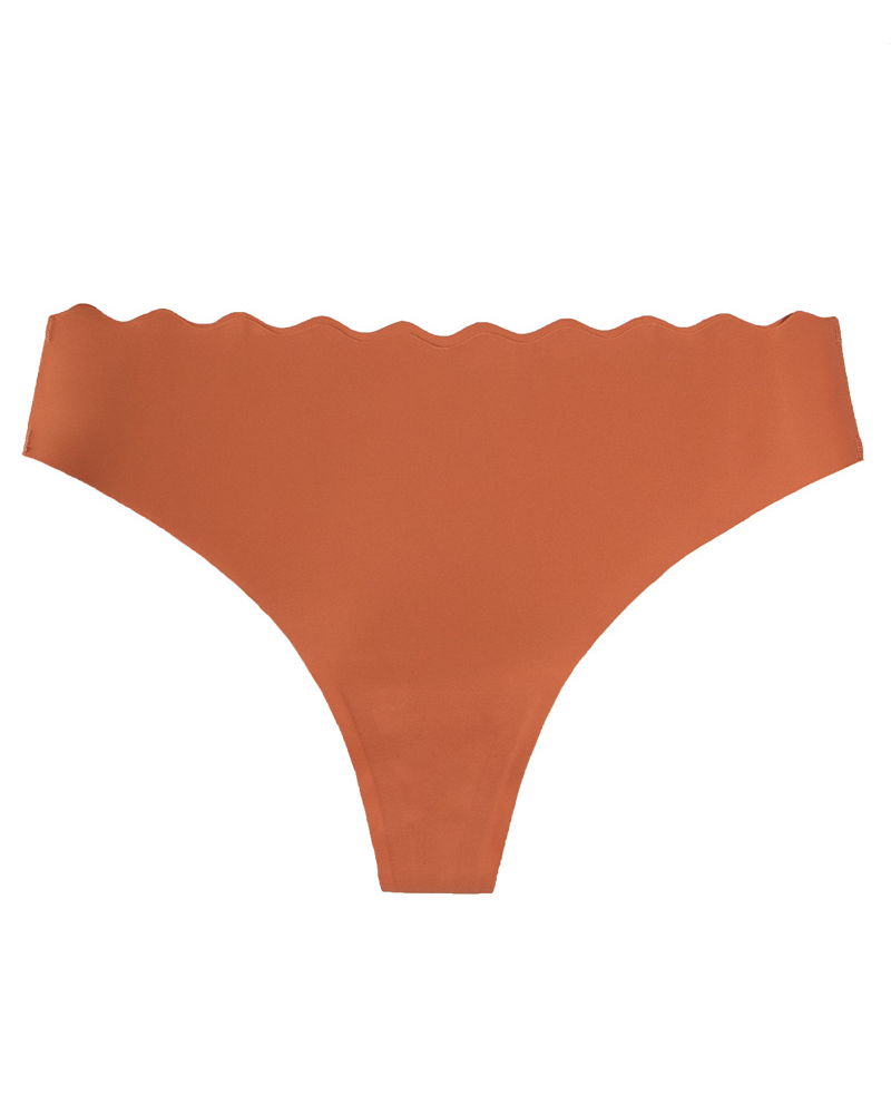 Women's Seamless Hollow-Out Wave Knickers Underwear For Valentine's Day
