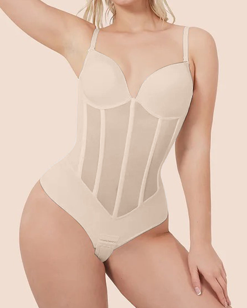 Breathable Sexy Tummy Control Butt Lifting Bodysuit