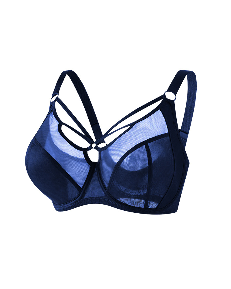 Push-Up Anti-Sagging Breathable Thin Full-Cup Bra