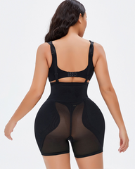 Plus-Size Tummy Control Butt-Lifting Shorts With Removable Hip And Butt Pads