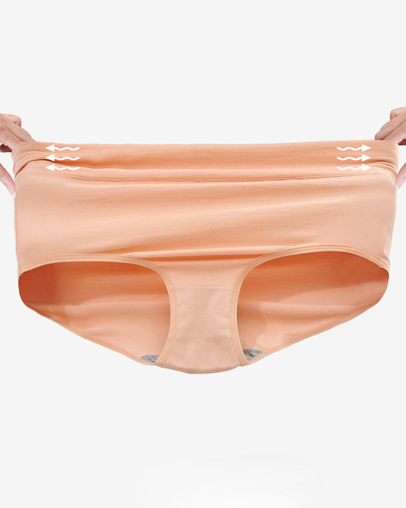 High Waist Cotton Briefs