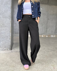 Drape Casual Suit Trousers