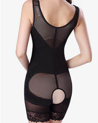 Sheer Mesh Lace Breathable Shapewear Bodysuit