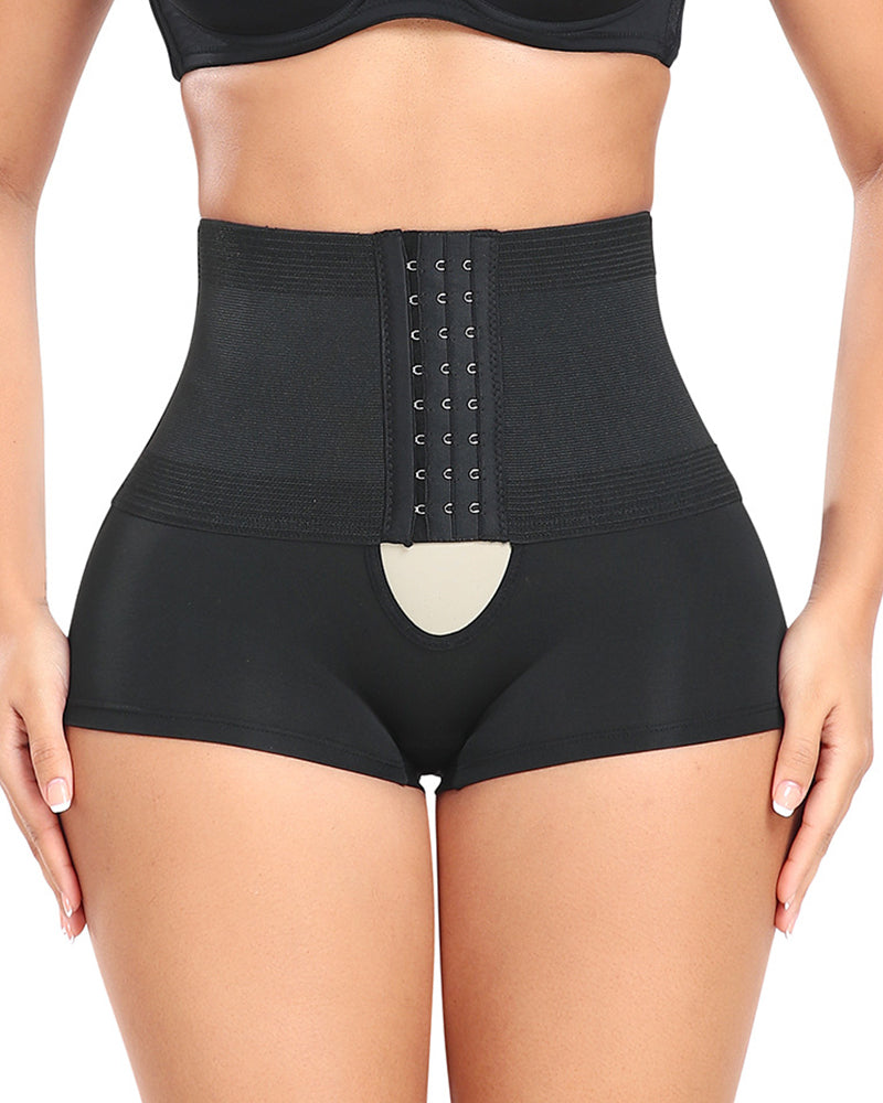 Adjustable High Waisted Shorts
