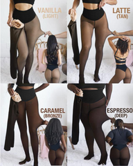 Magic Leggings With Compression Straps And Single Seam