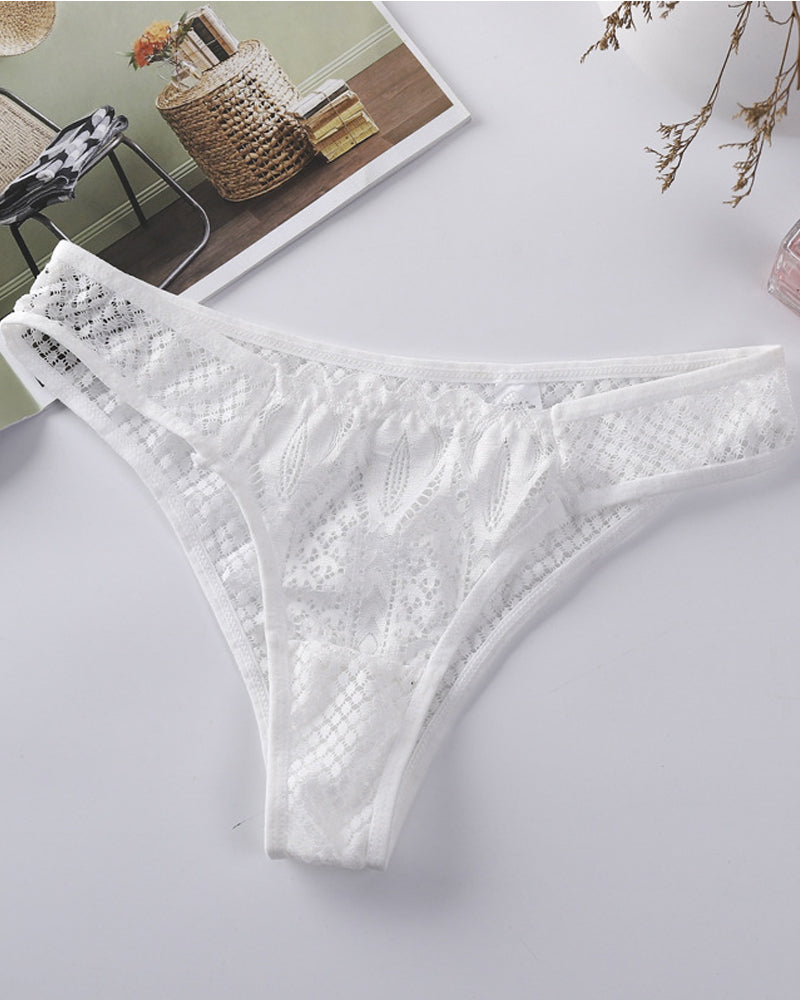 Sexy Transparent Hollow Briefs