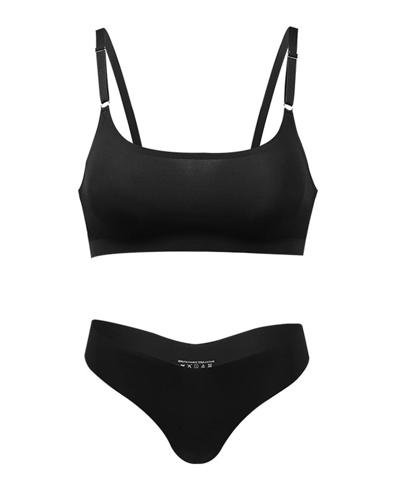 Seamless Thin Sexy Lingerie Set