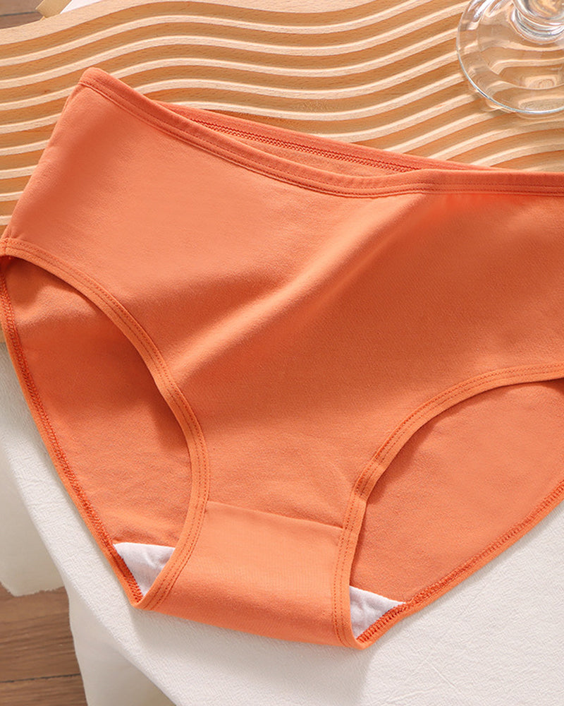 Candy Solid Color Cotton Briefs