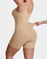 U-Neck No-Cup Mid-Thigh Shapewear