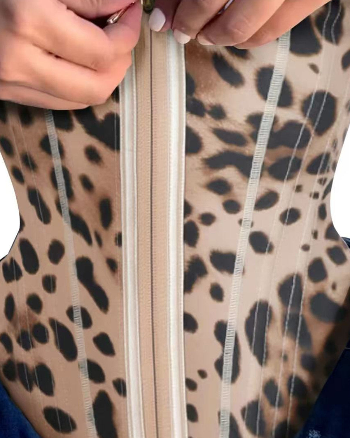Zip & Breasted Body Shaper Tank Top