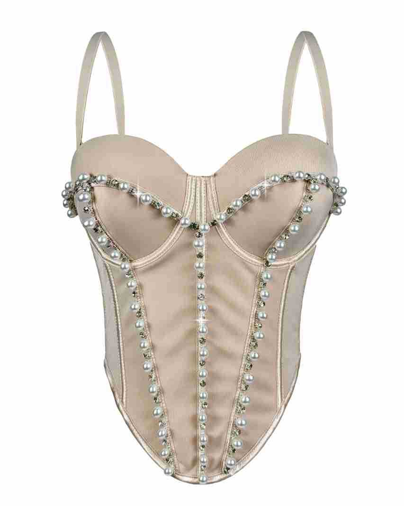Pearl-Shaped Slimming Waist-Shaping Fishbone Corset