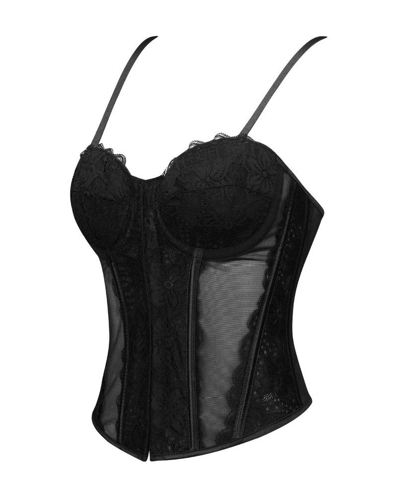 Retro Slimming Lace Bustier