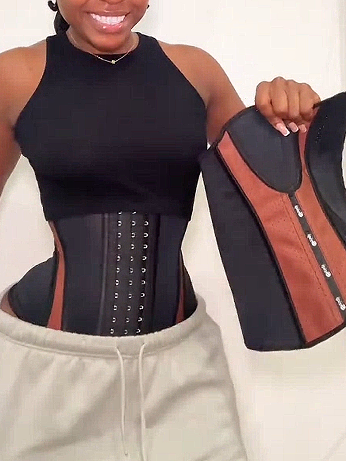 Women's Breathable Splicing Hourglass Waist Trainer