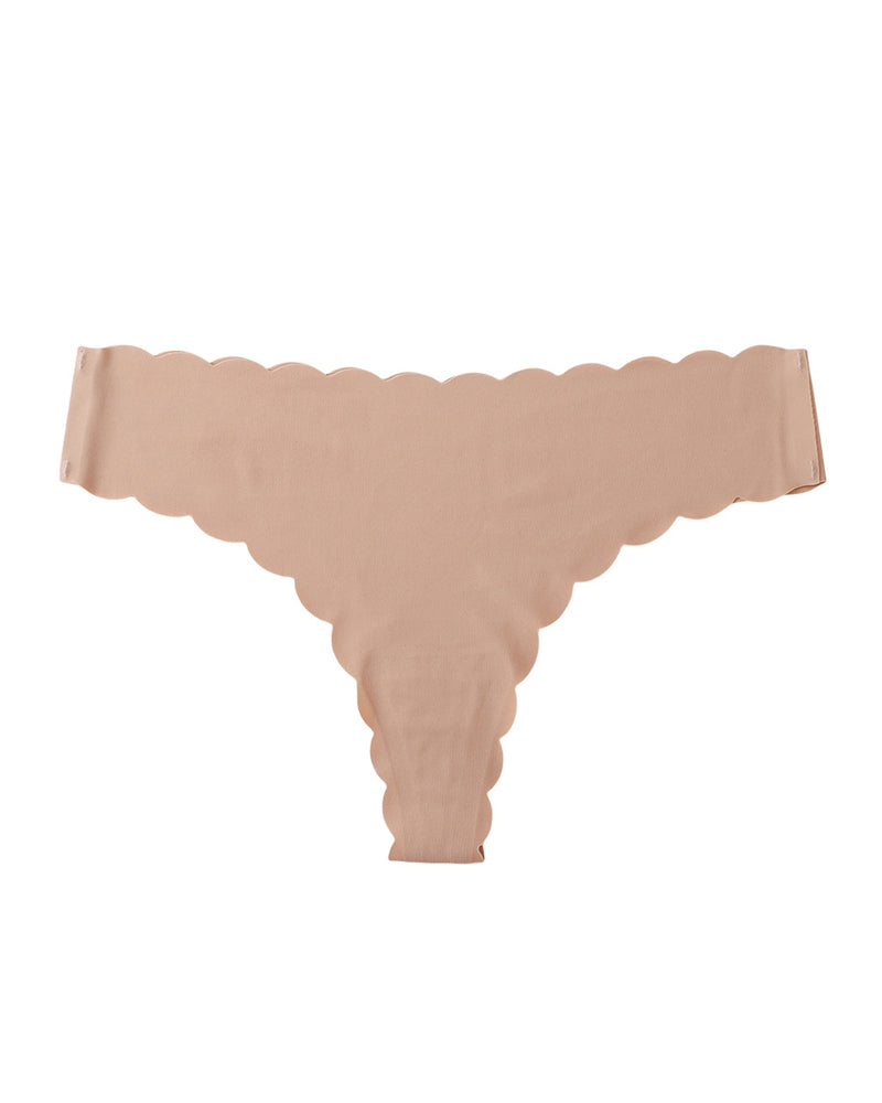 Sexy Mid-Rise Ribbed Cotton Briefs