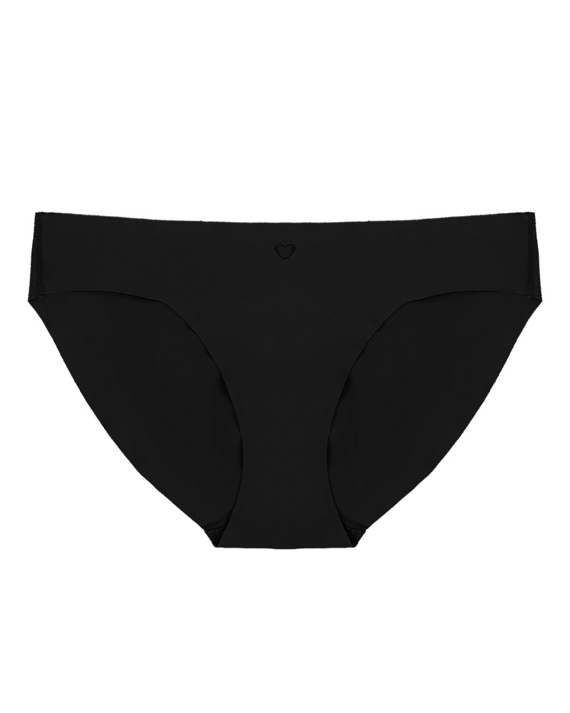 Heart-Shaped Seamless Breathable High-Elastic Ice Silk Low-Waisted Underwear