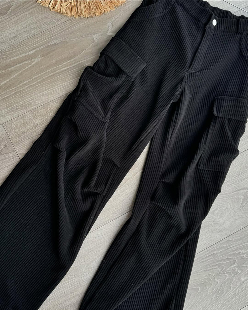 Corduroy Cargo Trousers