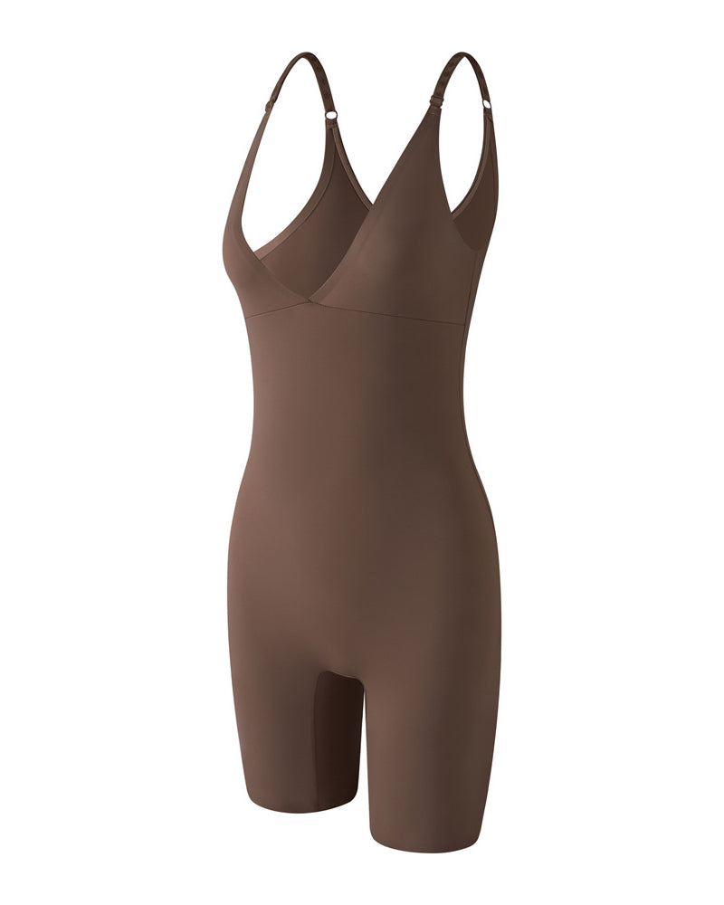 Seamless One-Piece Body Shaping Boxer Briefs