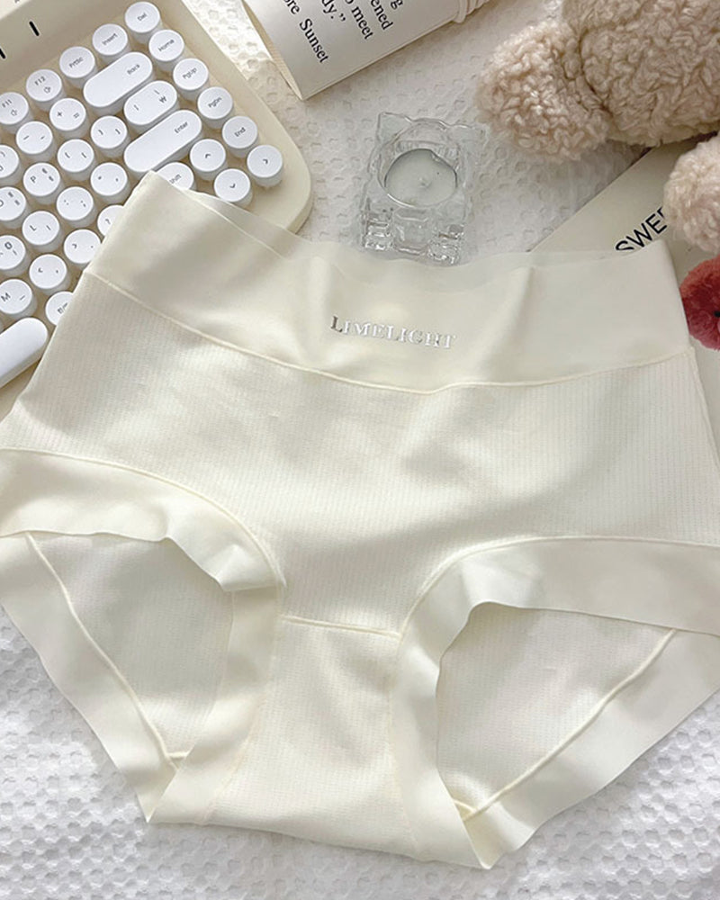 Ice Silk High Waist Tummy Control Briefs